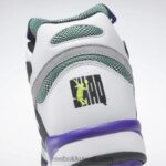 رجال ftwr أبيض / قلب أسود / أخضر داكن شاك فوز مضخة أحذية كرة السلة Reebok 0NZ0F1039 - Image 8