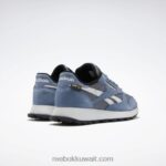 رمادي بارد 6 / أزرق أردواز / أسود أساسي أحذية جلدية كلاسيكية Reebok 0NZ0F39 - Image 6