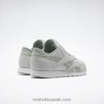 رمادي بارد / رذاذ البحر / أبيض ftwr أحذية نسائية نايلون كلاسيكية Reebok 0NZ0F268 - Image 4