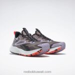 رمادي داكن / واحة أرجوانية / كور أسود حذاء الجري النسائي floatride Energy 4 Adventure Reebok 0NZ0F496 - Image 3