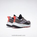 رمادي داكن / واحة أرجوانية / كور أسود حذاء الجري النسائي floatride Energy 4 Adventure Reebok 0NZ0F496 - Image 4