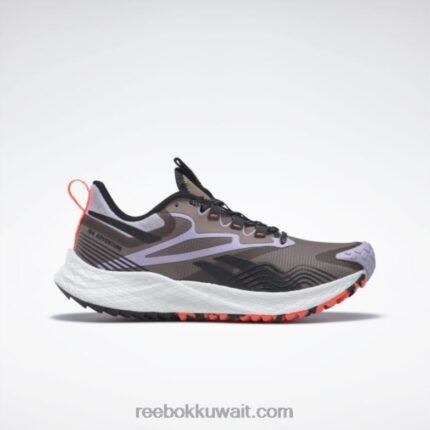 رمادي داكن / واحة أرجوانية / كور أسود حذاء الجري النسائي floatride Energy 4 Adventure Reebok 0NZ0F496