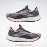 رمادي داكن / واحة أرجوانية / كور أسود حذاء الجري النسائي floatride Energy 4 Adventure Reebok 0NZ0F496 - Image 9