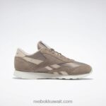 رمادي داكن / ecru ناعم / طباشير أحذية نسائية نايلون كلاسيكية Reebok 0NZ0F76 - Image 2