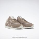 رمادي داكن / ecru ناعم / طباشير أحذية نسائية نايلون كلاسيكية Reebok 0NZ0F76 - Image 3
