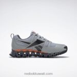 رمادي نقي 3 / رمادي نقي 7 / برتقالي سحق s23-r حذاء زيجويلد تريل 6 للرجال Reebok 0NZ0F1059 - Image 2