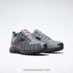 رمادي نقي 3 / رمادي نقي 7 / برتقالي سحق s23-r حذاء زيجويلد تريل 6 للرجال Reebok 0NZ0F1059 - Image 3