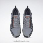 رمادي نقي 3 / رمادي نقي 7 / برتقالي سحق s23-r حذاء زيجويلد تريل 6 للرجال Reebok 0NZ0F1059 - Image 6