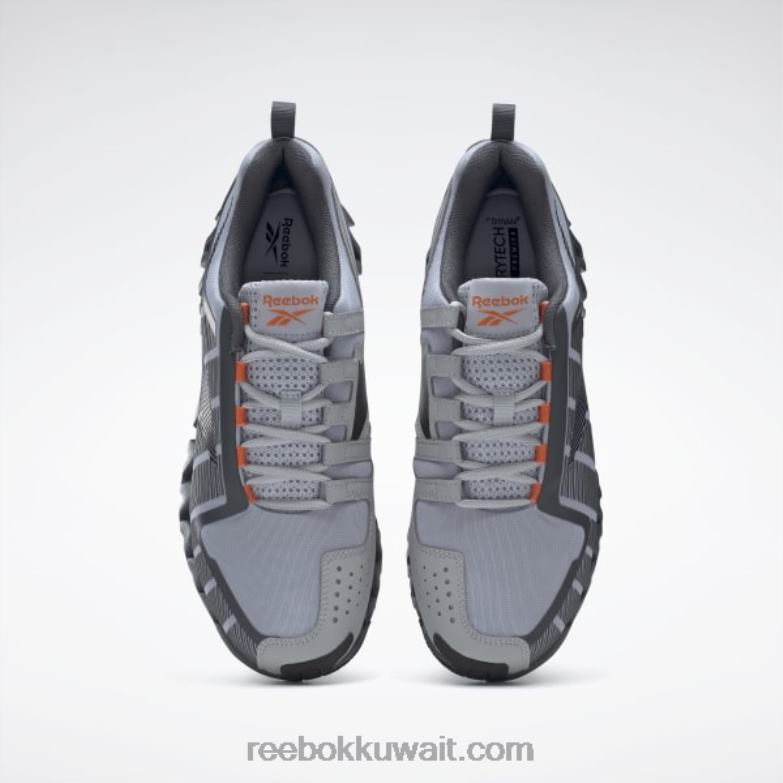 رمادي نقي 3 / رمادي نقي 7 / برتقالي سحق s23-r حذاء زيجويلد تريل 6 للرجال Reebok 0NZ0F1059 - Image 6
