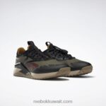 زيتوني حديث / لب أسود / كاكي بري حذاء جوراسيك وورلد نانو إكس 2 أدفينتشر للرجال Reebok 0NZ0F1052 - Image 5