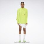 سونيك جرين قميص باير موس مكشوف بأزرار Reebok 0NZ0F236