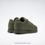 صياد اخضر / نقي رمادي 3 / اخضر جيشي أحذية جلدية كلاسيكية تموج Reebok 0NZ0F238 - Image 4