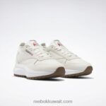 طباشير / أبيض ftwr / أزرق متجه أحذية نسائية جلدية كلاسيكية sp إضافية Reebok 0NZ0F176 - Image 3