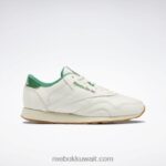 طباشير / جلن جرين / مرمر حذاء كلاسيك جلد بلس Reebok 0NZ0F591