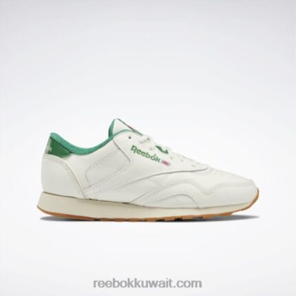 طباشير / جلن جرين / مرمر حذاء كلاسيك جلد بلس Reebok 0NZ0F591