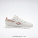 طباشير / هالة برتقالية أحذية نسائية جلدية كلاسيكية Reebok 0NZ0F428 - Image 2