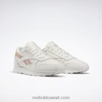 طباشير / هالة برتقالية أحذية نسائية جلدية كلاسيكية Reebok 0NZ0F428 - Image 3