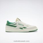 طباشير / ورق أبيض / أخضر جلن نادي ج الانتقام خمر أحذية رجالية Reebok 0NZ0F1043