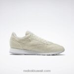 غطاء رملي / أبيض ftwr / رمادي بارد 2 حذاء ايمز جلدي كلاسيكي Reebok 0NZ0F536 - Image 2