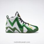 غلين أخضر / أبيض ftwr / أسود أساسي حذاء كرة السلة هوريكازي الثاني Reebok 0NZ0F149