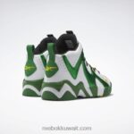 غلين أخضر / أبيض ftwr / أسود أساسي حذاء كرة السلة هوريكازي الثاني Reebok 0NZ0F149 - Image 4