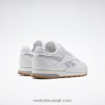 فتور أبيض / رمادي بارد 2 / طباشير أحذية نسائية جلدية كلاسيكية Reebok 0NZ0F223 - Image 4