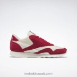 فلاش أحمر / طباشير / أبيض كلاسيكي أحذية الرجال النايلون الكلاسيكية Reebok 0NZ0F1217 - Image 2