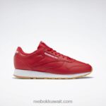 فيكتور أحمر / ftwr أبيض / ريبوك صمغ مطاطي -03 أحذية جلدية كلاسيكية Reebok 0NZ0F126