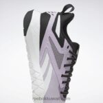 قلب أسود / أرجواني واحة / أبيض فتور حذاء فليكساجون فورس 4 نسائي للتدريب Reebok 0NZ0F215 - Image 8