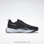 قلب أسود / رمادي نقي 5 / أبيض قدم أحذية تدريب نسائية nfx Reebok 0NZ0F945 - Image 4
