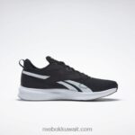 قلب أسود / رمادي نقي 5 / أبيض قدم حذاء جري رانر 4 4e للرجال Reebok 0NZ0F1123 - Image 2
