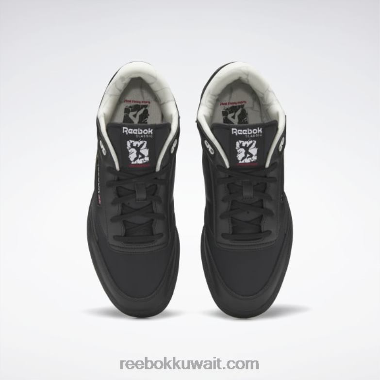 قلب أسود / ضباب الصباح حذاء club c 85 mid ii Reebok 0NZ0F435 - Image 6