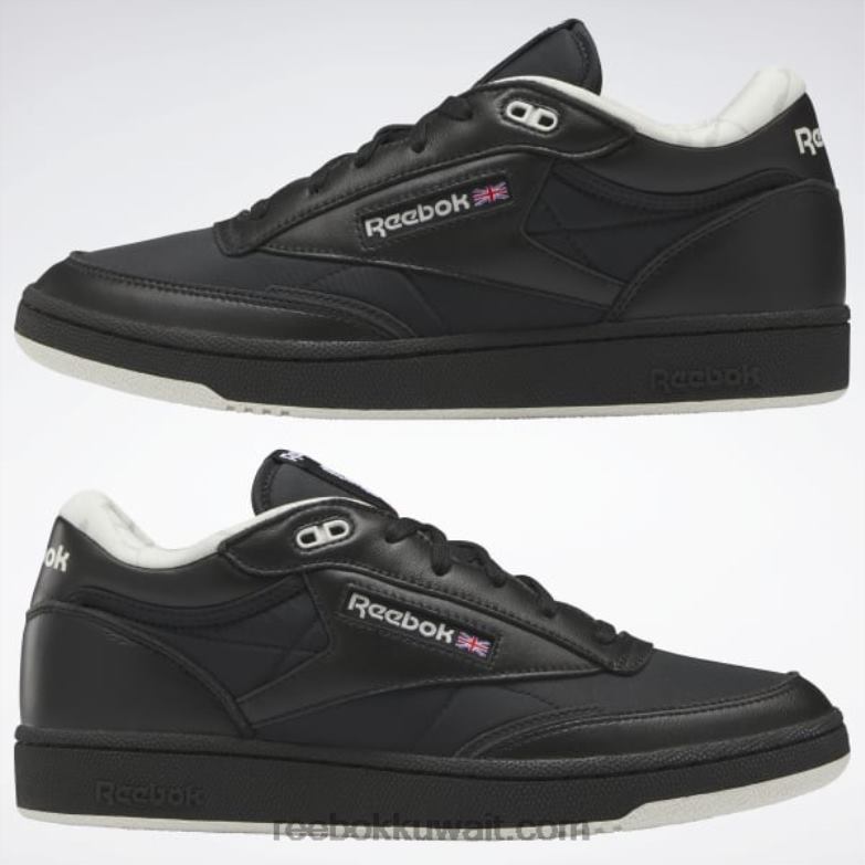 قلب أسود / ضباب الصباح حذاء club c 85 mid ii Reebok 0NZ0F435 - Image 9