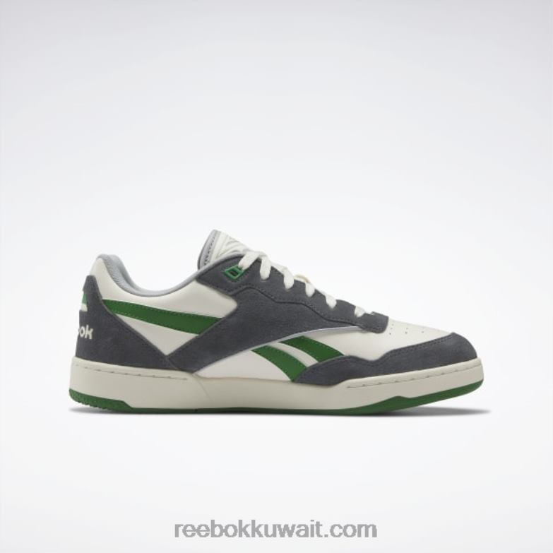 كلاسيك أبيض / رمادي نقي 7 / غلين جرين bb 4000 ii حذاء كرة السلة Reebok 0NZ0F85 - Image 2