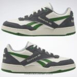 كلاسيك أبيض / رمادي نقي 7 / غلين جرين bb 4000 ii حذاء كرة السلة Reebok 0NZ0F85 - Image 9