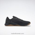 كور أسود / رمادي نقي 8 / ريبوك صمغ المطاط 03 حذاء تدريب نانو x2 للرجال Reebok 0NZ0F1026 - Image 3