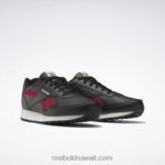 كور أسود / طباشير / أحمر فلاش الترجيع تشغيل الأحذية Reebok 0NZ0F251 - Image 3