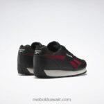 كور أسود / طباشير / أحمر فلاش الترجيع تشغيل الأحذية Reebok 0NZ0F251 - Image 4