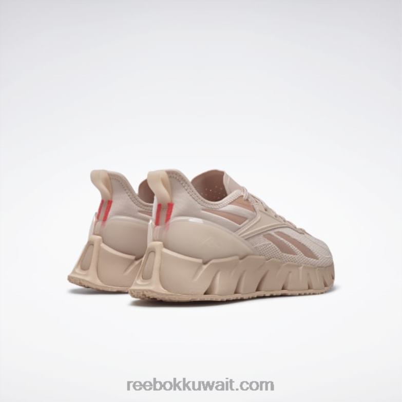 لينة ecru / نيون الكرز حذاء zig kinetica 3 نسائي Reebok 0NZ0F815 - Image 4