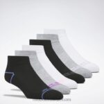 متعدد 6 أزواج من الجوارب الأساسية Reebok 0NZ0F1011