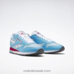 مشع أكوا / أزرق لؤلؤي / أبيض ftwr أحذية جلدية كلاسيكية Reebok 0NZ0F201 - Image 3
