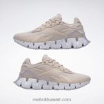 ناعم ecru / واحة أرجوانية / أبيض ftwr حذاء نسائي zig dynamica 4 Reebok 0NZ0F418 - Image 9