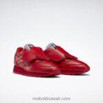 ناقلات الأحمر / الأساسية السوداء حذاء ايمز جلدي كلاسيكي Reebok 0NZ0F486 - Image 3