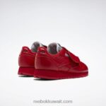 ناقلات الأحمر / الأساسية السوداء حذاء ايمز جلدي كلاسيكي Reebok 0NZ0F486 - Image 4