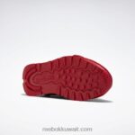 ناقلات الأحمر / الأساسية السوداء حذاء ايمز جلدي كلاسيكي Reebok 0NZ0F486 - Image 5