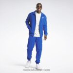 ناقلات الأزرق كلاسيكيات ناقلات سترة المسار Reebok 0NZ0F307 - Image 2