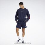 ناقلات البحرية كلاسيكيات ماركة تي شيرت طاقم فخور Reebok 0NZ0F716 - Image 2