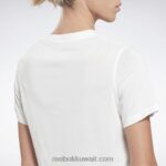 نحيف أبيض / أزرق متجه هوية تي شيرت Reebok 0NZ0F523 - Image 5