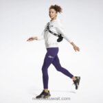 نحيف أبيض أسود هودي بطبعة شعار الهوية الفرنسية Reebok 0NZ0F989 - Image 2
