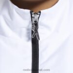 نحيف أبيض جاكيت قصير منسوج كاردي بي (مقاس كبير) Reebok 0NZ0F335 - Image 5